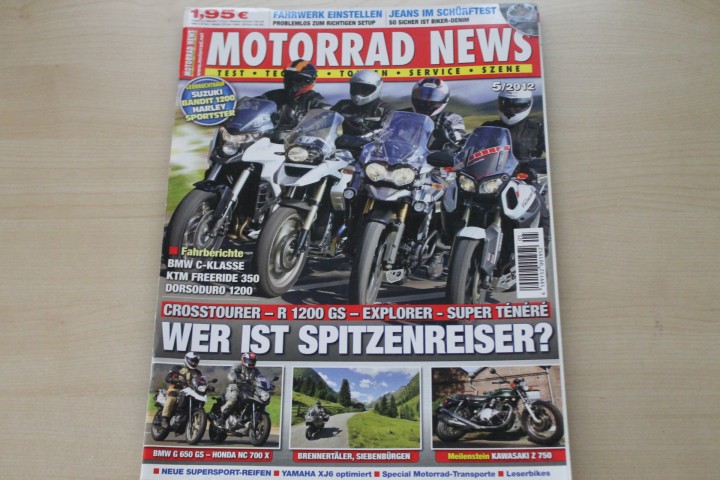 Deckblatt Motorrad News (05/2012)